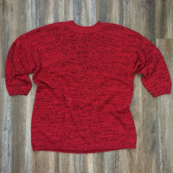 Sam & Max vintage red marled oversized sweater - Picture 8 of 8